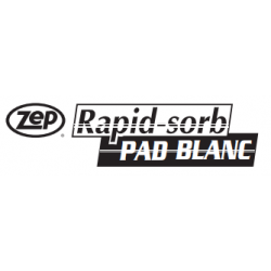 TAPIS ABSORBANT DES HUILES ET HYDROCARBURES (RAPID-SORB PAD BLANC)